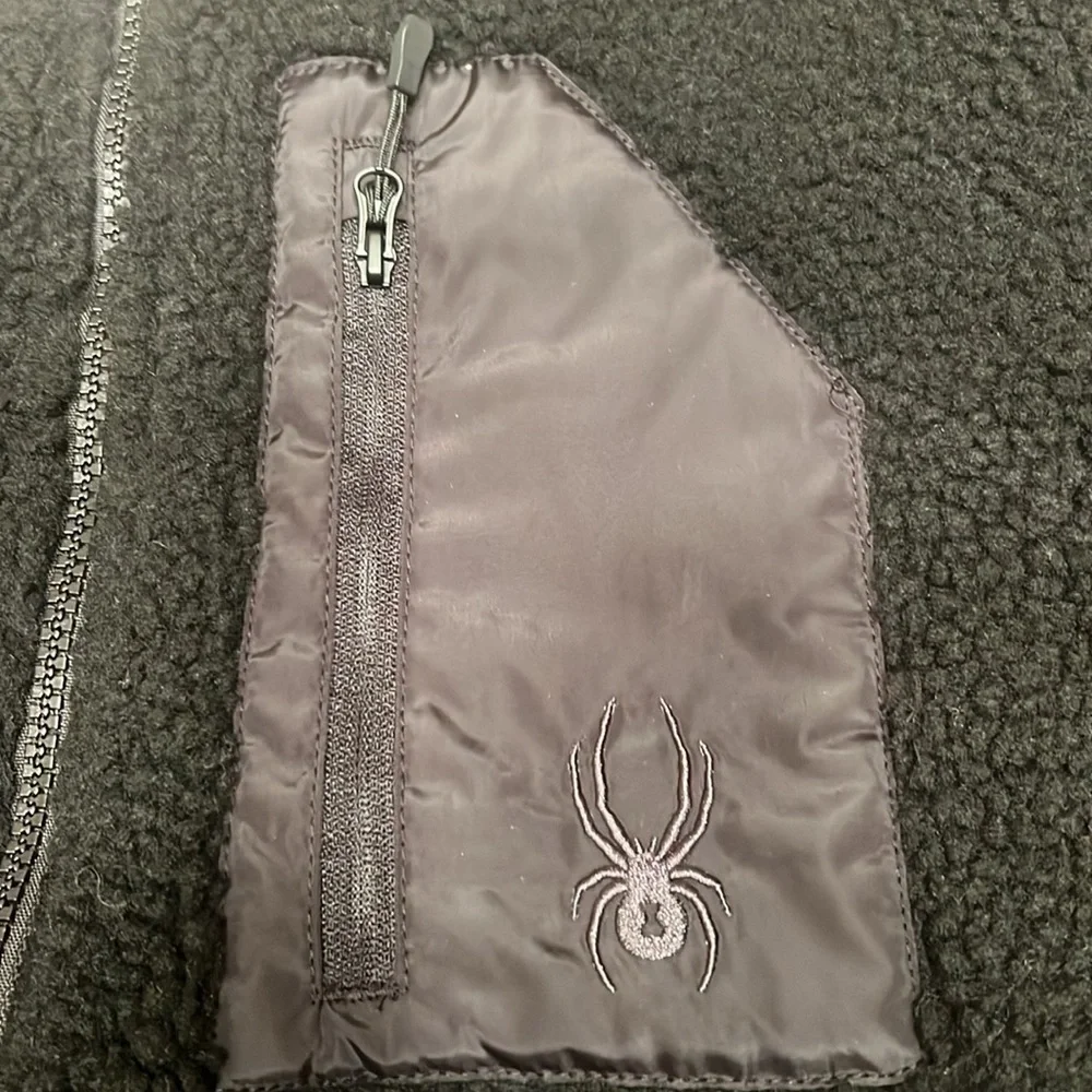 NWT‎ Spyder Men Size M Fur Sherpa Militant Full Zip Jacket Pockets $129 (B1)